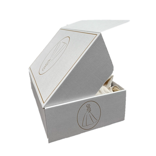  Wedding Dress Storage Preservation Box White - SMALL Includes White Acid Free Tissue Paper 