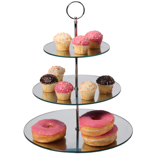 Cake Stand Mirror 3 Tier  Cup Cakes