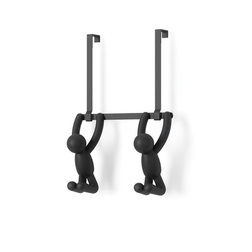 Umbra Buddy Over The Door Hook Double Black 22x11x30cm 