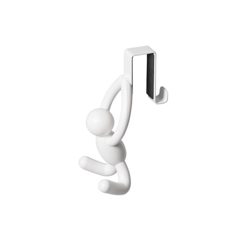 Umbra Buddy Over The Door Cabinet Hook (set of 2) White 6x7x13cm