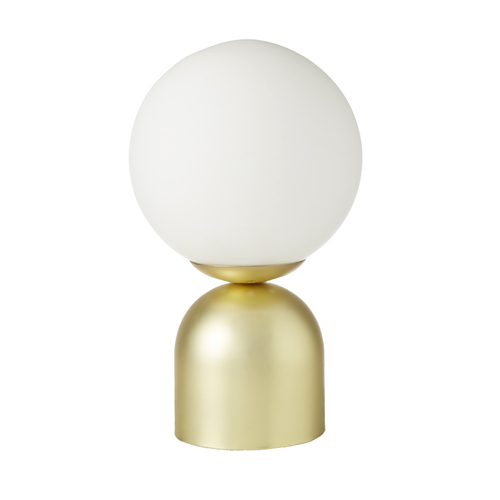 Strada Table Bedside Lamp White/ Gold 