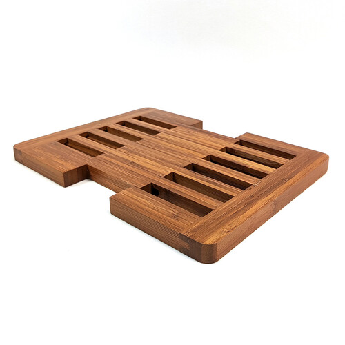 Bamboo Expandable Trivet Heat Resistant Board 